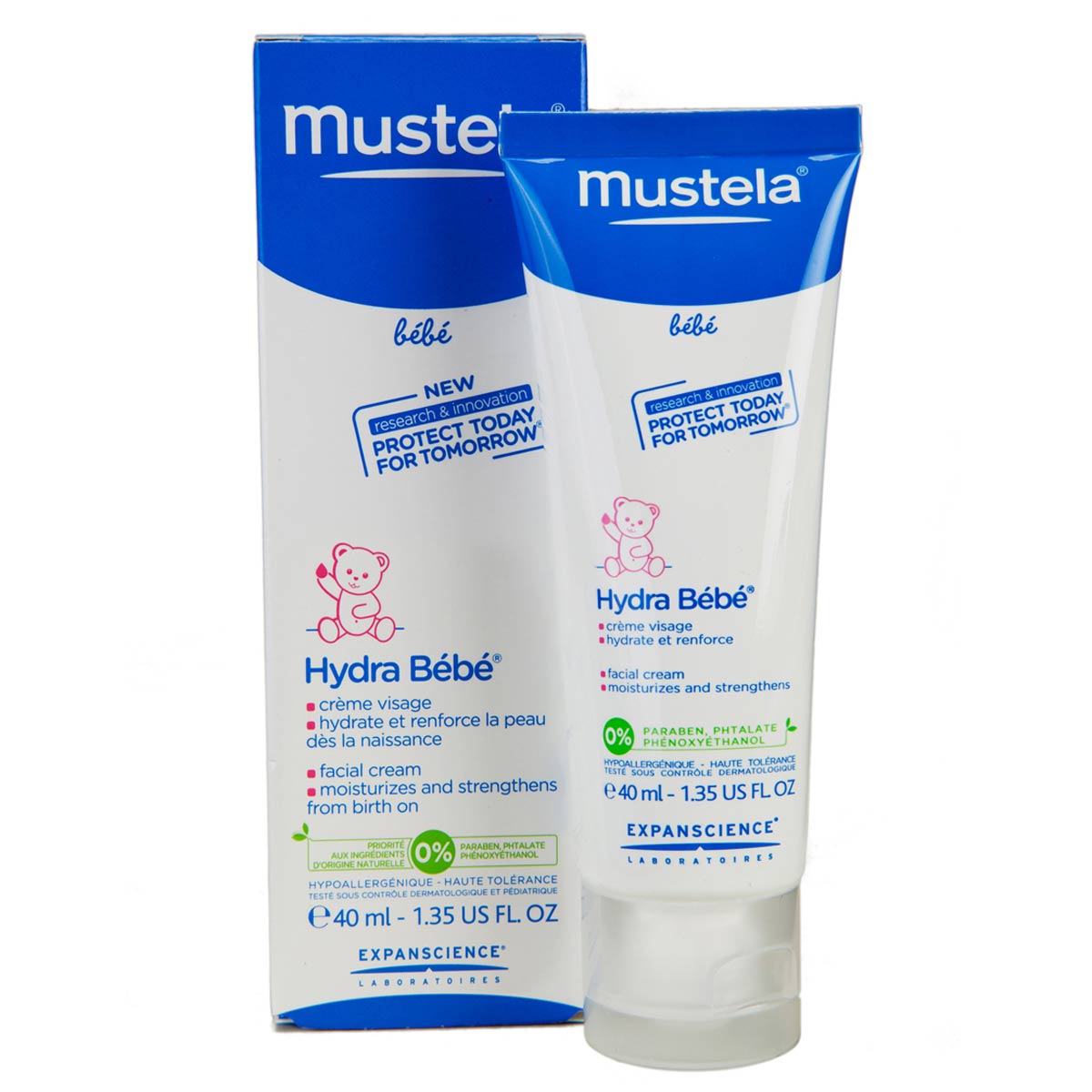 bébé :: hygiène-soins bébé :: Mustela Hydra Bébé Crème visage - 40 ml
