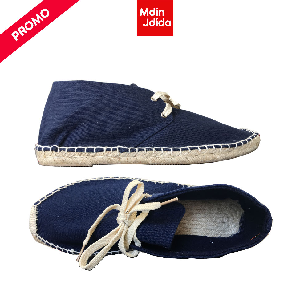 Espadrille homme avec lacets hot sale