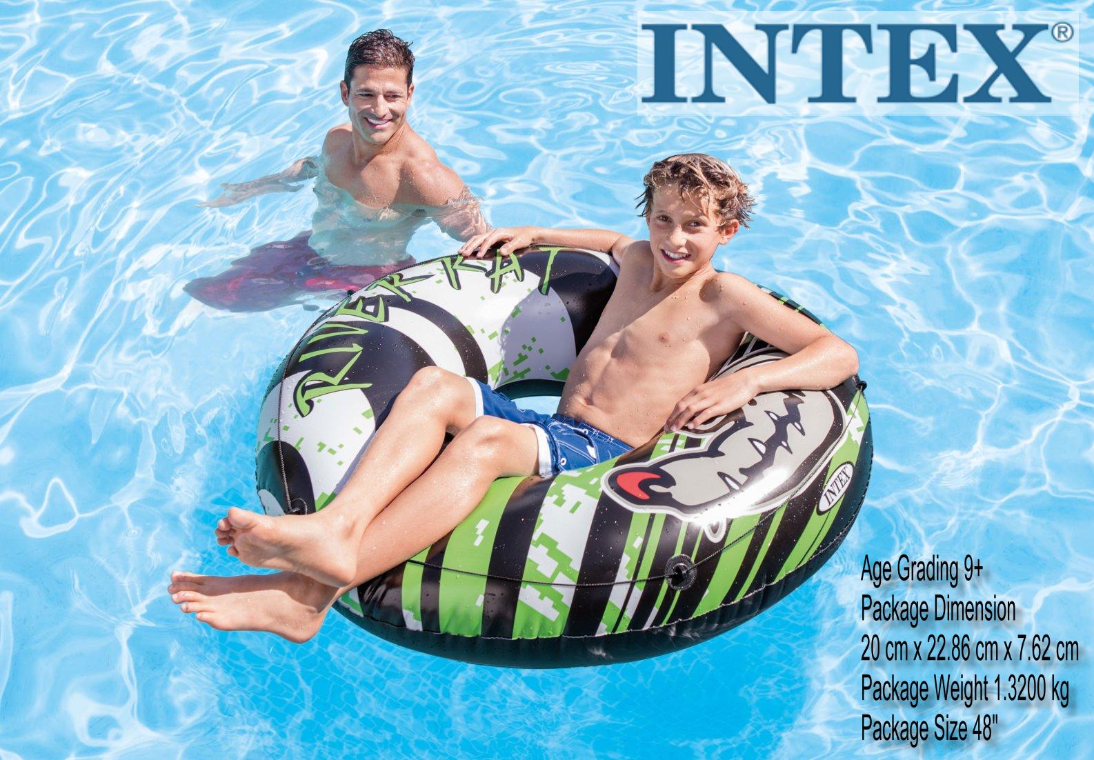 Deflated River Rat Float Jeux et Jouets :: INTEX RIVER RAT FLOAT- 1.22 M